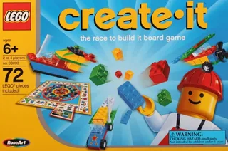 LEGO 03093-1 The Race to Build It Board Game — 99 pieces, Creator theme
