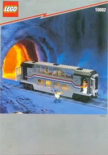 LEGO 10002-1 Railroad Club Car — 293 pieces, released 2001