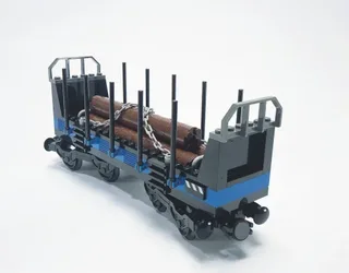 LEGO 10013-1 Open Freight Wagon — 121 pieces, released 2001