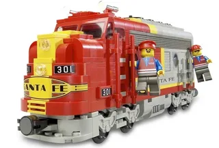 LEGO 10020-1 Santa Fe Super Chief — 435 pieces, released 2002