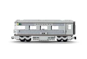LEGO 10022-1 Santa Fe Cars - Set II (dining, observation, or sleeping car) — 411 pieces, released 2002