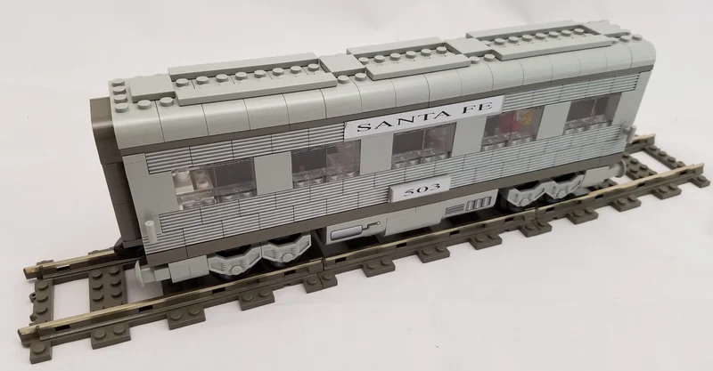 Santa Fe Cars - Set II (dining, observation, or sleeping car) - View 4