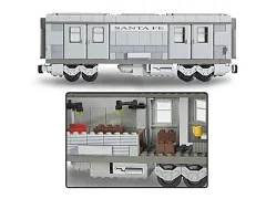 Santa Fe Cars - Set I (mail or baggage car) - View 3