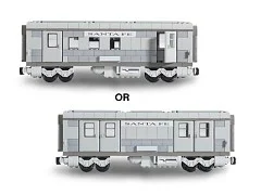 Santa Fe Cars - Set I (mail or baggage car) - View 4