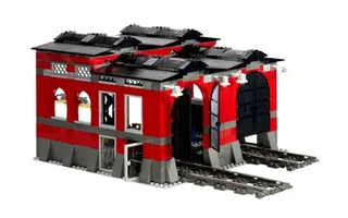 LEGO 10027-1 Train Engine Shed — 670 pieces, Town theme