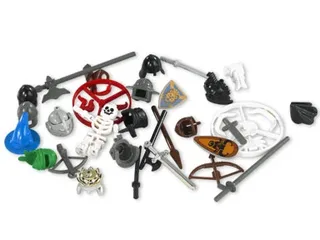 LEGO 10066-1 Castle Accessories — 41 pieces, Bulk Bricks theme