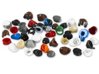 LEGO 10067-1 Mini-Fig Headgear — 53 pieces, Bulk Bricks theme