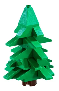 LEGO 10069-1 Christmas Tree — 33 pieces, released 2002