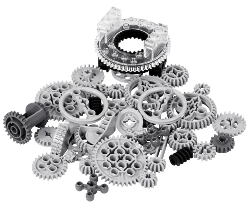 LEGO 10076-1 TECHNIC Gear Wheels — 39 pieces, released 2002