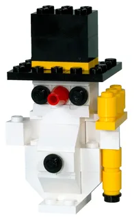 LEGO 10079-1 Snowman — 42 pieces, released 2003