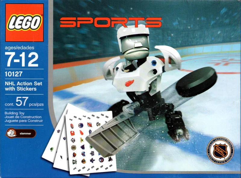 LEGO 10127-1 NHL Action Set with Stickers — 59 pieces, Sports theme