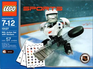 LEGO 10127-1 NHL Action Set with Stickers — 59 pieces, Sports theme