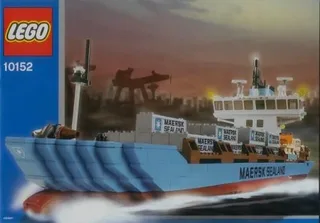 LEGO 10152-1 Maersk Sealand Container Ship 2004 Edition — 988 pieces, released 2004