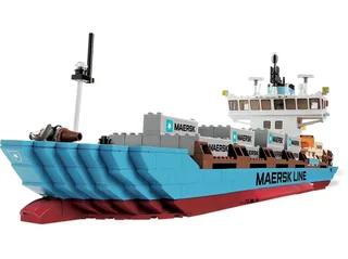 LEGO 10155-1 Maersk Line Container Ship 2010 Edition — 990 pieces, released 2010