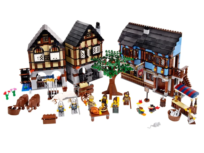 LEGO 10193-1 Medieval Market Village — 1619 pieces, Castle theme