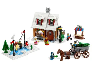 LEGO 10216-1 Winter Village Bakery — 687 pieces, released 2010