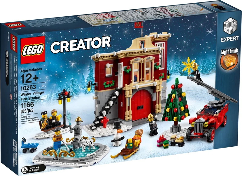Winter Village Fire Station - View 2