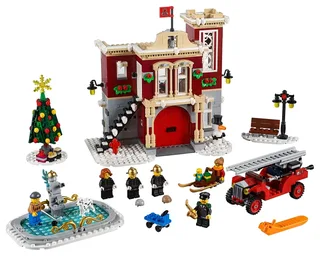 LEGO 10263-1 Winter Village Fire Station — 1166 pieces, released 2018