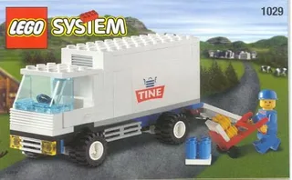 LEGO 1029-1 Milk Delivery Truck - Tine — 91 pieces, released 1999