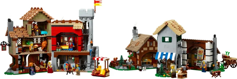 Medieval Town Square - View 2