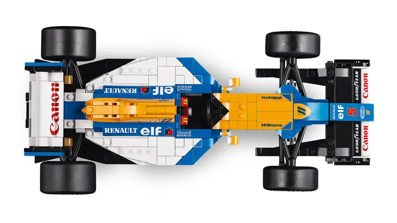Williams Racing FW14B & Nigel Mansell - View 2