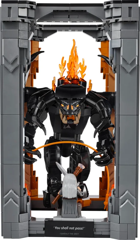 LEGO 10367-1 The Lord of the Rings: Balrog Book Nook — 1202 pieces, Icons theme