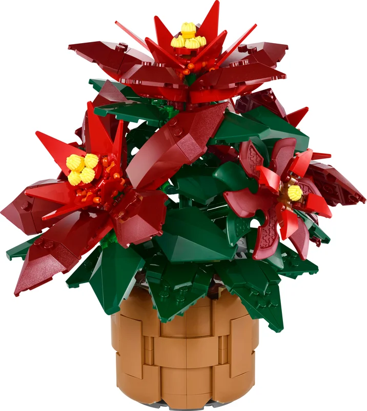 LEGO 10370-1 Poinsettia — 608 pieces, Seasonal theme