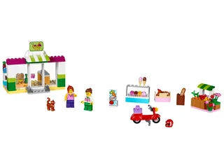 LEGO 10684-1 Supermarket Suitcase — 140 pieces, released 2015