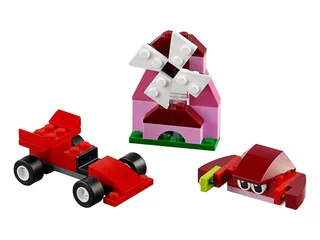 LEGO 10707-1 Red Creativity Box — 55 pieces, released 2017