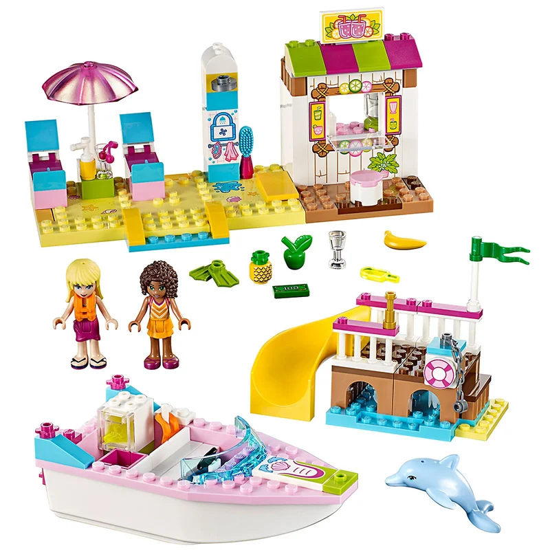 LEGO 10747-1 Andrea and Stephanie's Beach Holiday — 144 pieces, Juniors theme