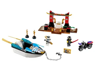 LEGO 10755-1 Zane's Ninja Boat Pursuit — 132 pieces, Juniors theme