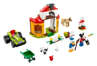 LEGO 10775-1 Mickey Mouse & Donald Duck's Farm — 118 pieces, released 2021