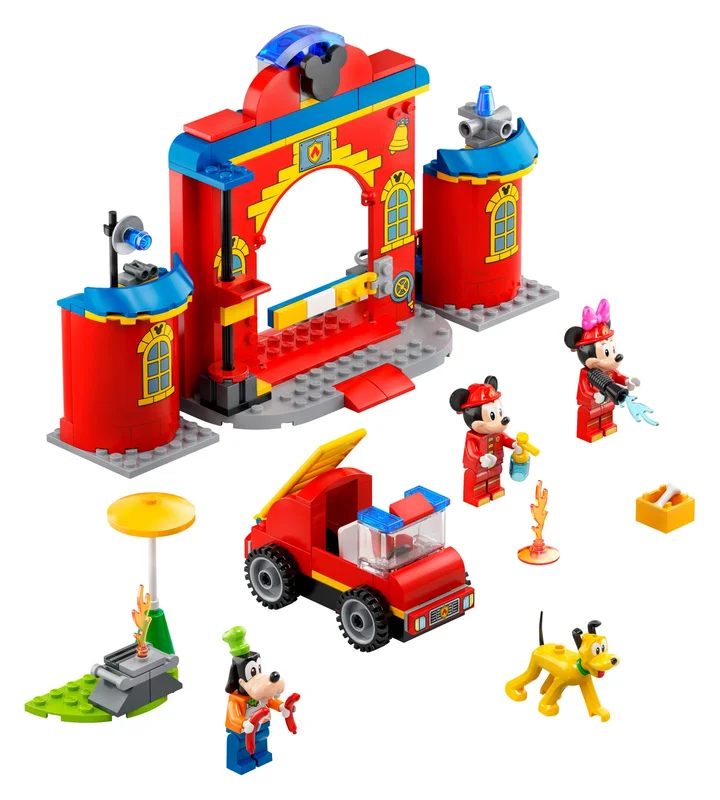 Mickey & Friends Fire Truck & Station - LEGO Set 10776-1 - 2021
