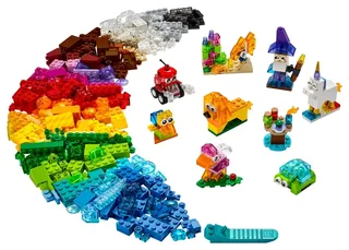 LEGO 11013-1 Creative Transparent Bricks — 500 pieces, Classic theme