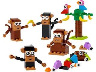 LEGO 11031-1 Creative Monkey Fun — 135 pieces, Classic theme