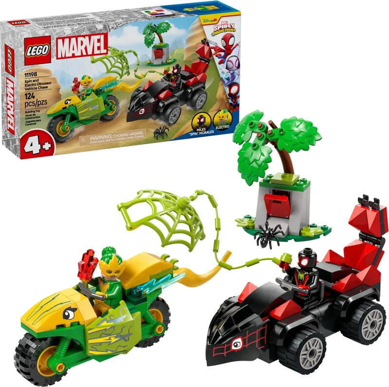 Spin and Electro Dinosaur Vehicle Chase - View 3