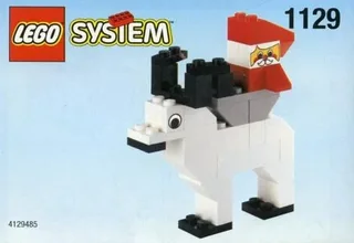 LEGO 1129-2 Santa on Reindeer — 34 pieces, released 1999