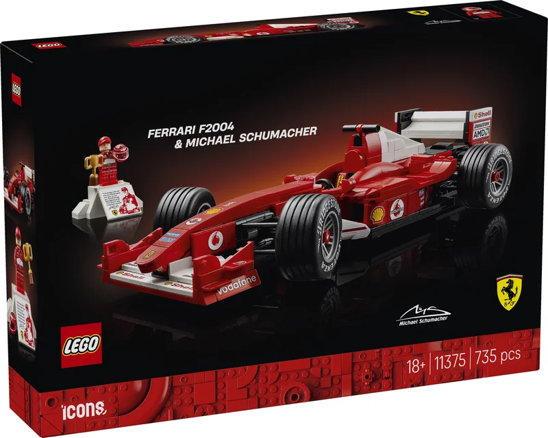 Ferrari F2004 & Michael Schumacher - View 2