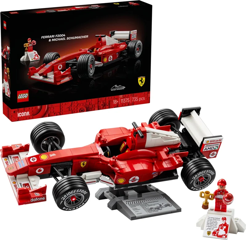 Ferrari F2004 & Michael Schumacher - View 4