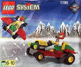 LEGO 1190-1 Retro Buggy — 45 pieces, Town theme