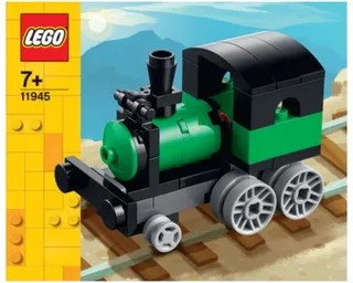 LEGO 11945-1 Steam Locomotive — 38 pieces, released 2021