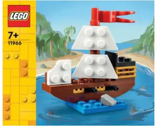 LEGO 11966-1 Pirate Ship — 33 pieces, released 2022