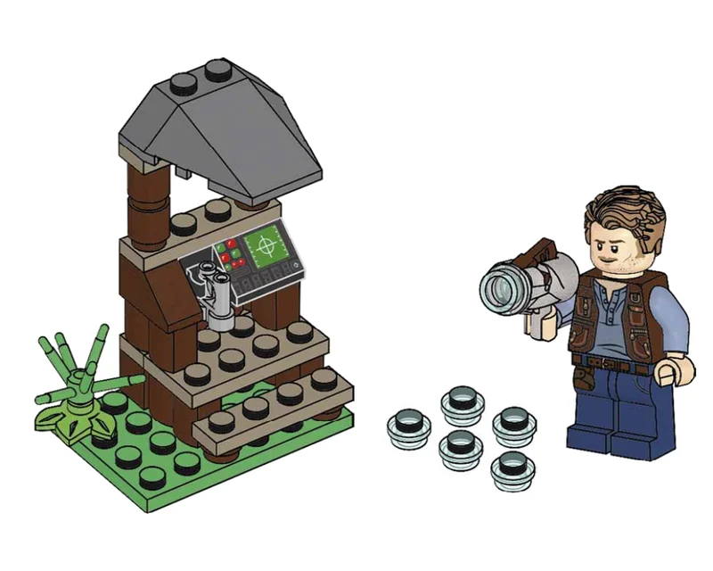 Owen and Lookout Tower - LEGO Set 121802-1 - 2018