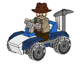 LEGO 122116-1 Sinjin Prescott with Buggy — 30 pieces, released 2021