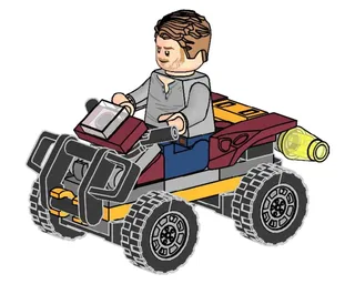 LEGO 122223-1 Owen and Quad — 37 pieces, released 2022