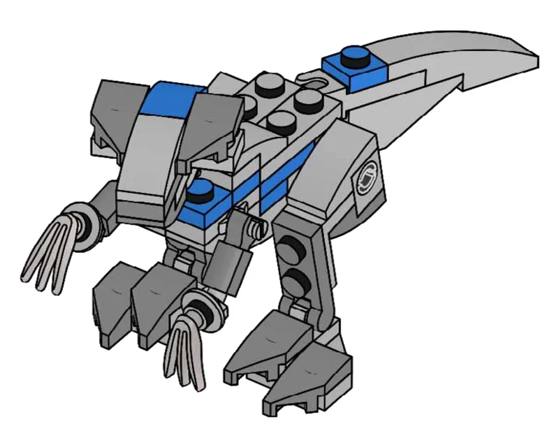 Blue Raptor - LEGO Set 122225-1 - 2022