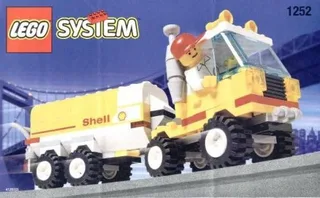 LEGO 1252-1 Shell Tanker — 107 pieces, Town theme
