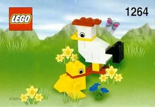LEGO 1264-1 Easter Chicks — 30 pieces, released 2000