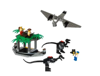 LEGO 1370-1 Raptor Rumble Studio — 157 pieces, released 2001
