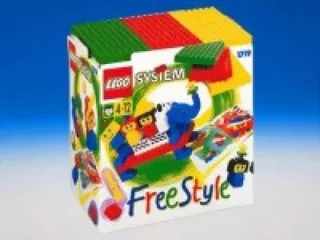 LEGO 1719-1 Freestyle Bricks and Plates — 199 pieces, Freestyle theme